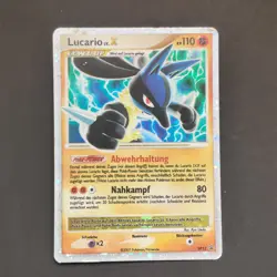 Pokemon TCG Karte - Lucario Lv. X Holo (Diamant & Perl Promos DP12) - Image 2