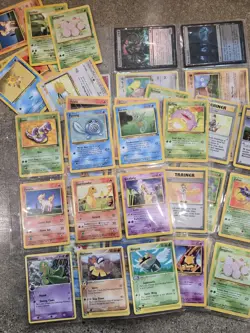 Pokemon Cards. Mixed Vintage Lot of 41 cards. Base Set to E-Readers. See Descrip - Image 1