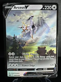 Pokemon Card Arceus V SWSH204 Alternate Art Full Holo Promo NM - Image 1
