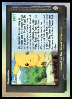 Pokemon Cards EP17 Island of the Giant Pokemon HOLO Topps Series 2 LP *3 - Image 2