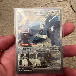 Steven's Metagross EX Pokemon TCG 340 HP Metal Type Ability Card 289/217 - Image 3