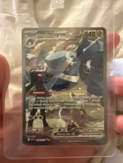 Steven's Metagross EX Pokemon TCG 340 HP Metal Type Ability Card 289/217 - Image 5