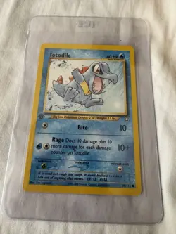 Pokemon Neo Genesis Lot Totodile Chikorita Cyndaquil Quilava 4 Cards 2000 - Image 2
