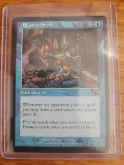 Rhystic Study - Prophecy - Magic the Gathering - mint condition - Image 3
