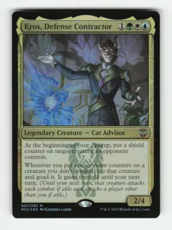 Kros, Defense Contractor M Commander: Streets of New Capenna 7 LP Foil MTG - Image 1
