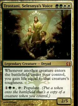 MTG Return to Ravnica #206 Trostani, Selesnya's Voice - Lightly played - Image 1