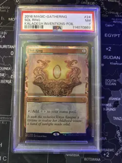 Sol Ring Masterpiece Series Kaladesh Inventions PSA 7 - Image 1