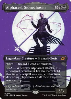 MTG - Alpharael, Stonechosen - Borderless - Edge of Eternities - Magic - Image 1
