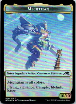 Magic | NEO | Samurai (003) // Mechtitan (014) Double-sided Token | 3 // 14 | Fo - Image 2