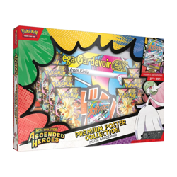 Pokemon TCG Ascended Heroes Premium Poster Collection Mega Gardevoir EX IN HAND - Image 1