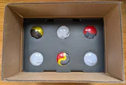 6 x Pokemon TCG Pokeball Tins - 18 Booster Packs from Costco - Pokeballs in Hand - Image 2