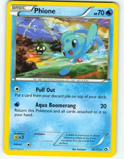 Phione - 36/113 Legendary Treasures - Pokemon TCG - 2013 - Image 1