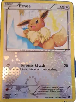 Eevee - RC14/RC25 - Pokemon Legendary Treasures Radiant Collection Card MINT - Image 1