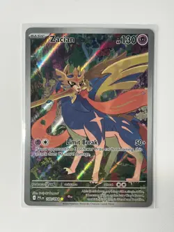 Zacian 100/094 Illustration Rare Phantasmal Flames Pokemon Near Mint - Image 1