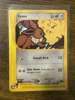 Eevee 54/144 Skyridge 2003 WotC Pokemon Card Vintage e-Reader Set - READ DESC - Image 1