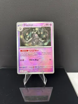 Pokemon Prismatic Evolutions Dusclops 036/131 Masterball Holo - Image 1