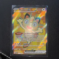 Pokemon Meowth Ex Ultra Rare 107/88 NM Perfect Order NEW IN HAND - Image 1