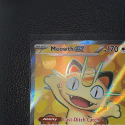 Pokemon Meowth Ex Ultra Rare 107/88 NM Perfect Order NEW IN HAND - Image 4