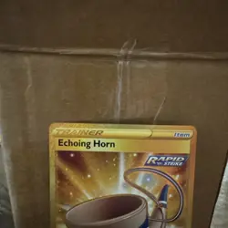 Pokemon TCG Echoing Horn 225/198 Gold Secret Rare Near mint ships fast - Image 2