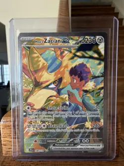 Pokemon Hop's Zacian ex 186/159 Journey Together Special Illustration Rare Holo - Image 1