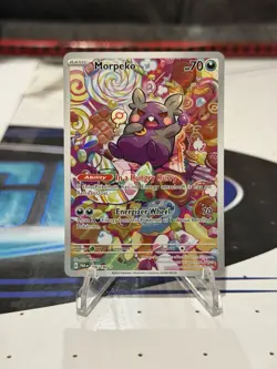 Pokemon TCG Morpeko 206/182 SV04: Paradox Rift Holo NM - Image 1