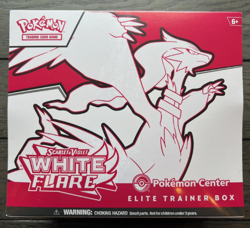 Pokemon White Flare Pokemon Center ETB Elite Trainer Box Factory Sealed New - Image 1