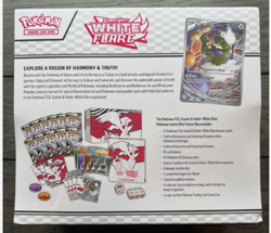 Pokemon White Flare Pokemon Center ETB Elite Trainer Box Factory Sealed New - Image 2