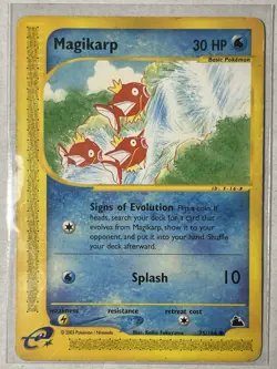 Magikarp 75/144 Skyridge Regular Moderately Played Pokemon Tcg - Image 1