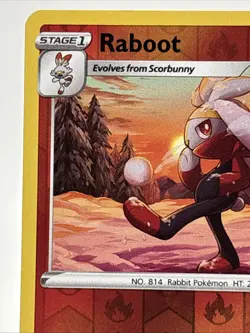 Pokemon - Raboot 027/198 - Reverse Holo - Chilling Reign - VLP - Image 2
