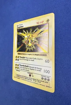 ⚡ZAPDOS SHADOWLESS HOLO - 16/102 WotC Pokemon TCG 1999 Base set - Image 3