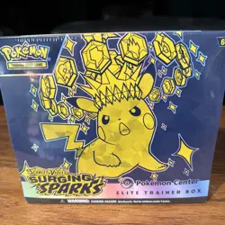 Pokemon TCG SV08: Surging Sparks Pokemon Center Exclusive ETB | Sealed - Image 1