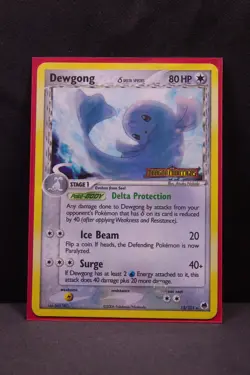 Dewgong 15/101 Pokemon TCG Dragon Frontiers Reverse Holo Rare Stamped - Image 3