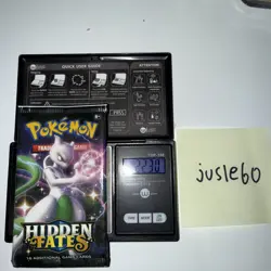 Heavy! 22.30g HIDDEN FATES 🔥🔥 Pokemon TCG Booster Pack Sealed New - Image 1