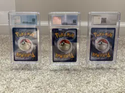 1999 Pokemon Base Set Unlimited "Big Three" Charizard, Blastoise Venusaur CGC - Image 2