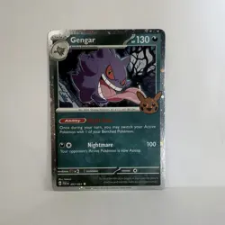 Gengar (Cosmos Holo) Trick or Trade BOOster 057/091 NM Holofoil - Image 2