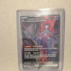 Pokemon Team Rocket's Mewtwo ex 231/182 Destined Rivals Rare Holo EX 280 HP - Image 1