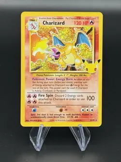Pokemon TCG Charizard 4/102 Holo Rare Celebrations: Classic Collection 🔥 🔥🔥 - Image 1