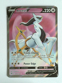 Arceus V ⭐ 165/172 Holo Rare Ultra Brilliant Stars 2022 Pokemon NM - Image 1