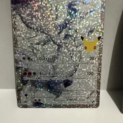 Pokemon TCG Celebrations Full Art Holo Reshiram 113/114 & Zekrom 114/114 Lot - Image 3