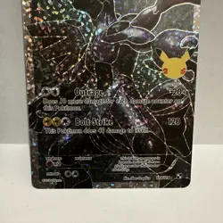 Pokemon TCG Celebrations Full Art Holo Reshiram 113/114 & Zekrom 114/114 Lot - Image 5