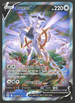 Pokemon TCG: Arceus V 166/172 Brilliant Stars Alternate Art (Small crease) - Image 1
