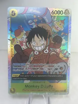 Monkey.D.Luffy OP07-109 - One Piece TCG - SR Super Rare NM English Foil - Image 1