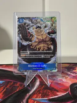 One Piece TCG Monkey.D.Luffy - OP11-058 (TR) Carrying On His Will Treasure Rare - Image 1