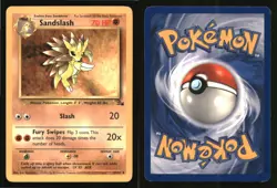 Sandslash 41/62 Uncommon Fossil Pokemon Unlimited Lightly Played - Image 3
