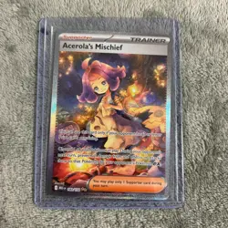 Pokemon Acerola's Mischief Trainer Holo 183/132 Special Illustration Rare - Image 1