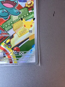 Pokemon TCG Bulbasaur MEP 037 Black Star Promo First Partners Promo - Image 4