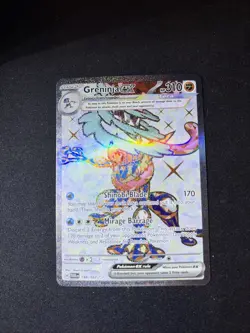 Pokemon Greninja EX Ultra Rare Full Art Holo 198/167 Sv06 Twilight Masquerade 36 - Image 1