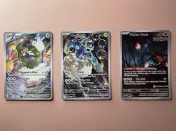 Pokemon TCG Lot - 3 Pokemon Center Promos - Thundurus, Tornadus, & Flutter Mane - Image 1