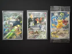 Pokemon Center Promo Lot Snorlax Charmander SVP 044 051 027 Obsidian Paldea 151 - Image 1