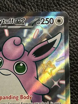 Pokemon Wigglytuff ex 222/091 Shiny Ultra Rare Full Art SV Paldean Fates - Image 2